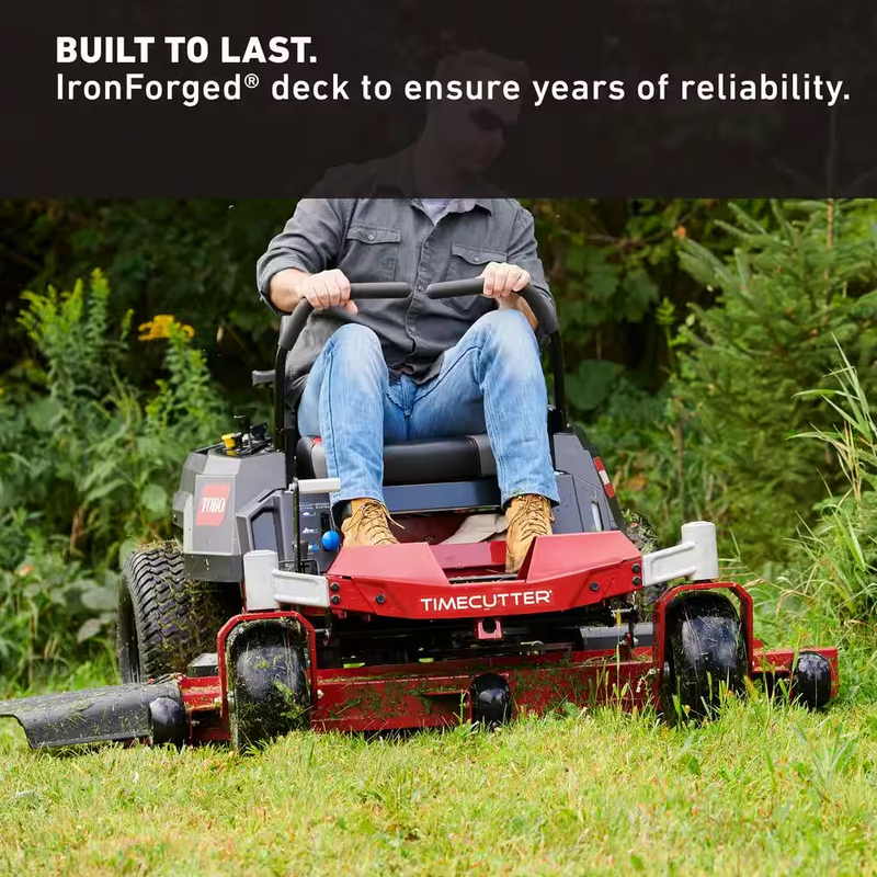 Experience the Power of Precision: 50" 23 HP Timecutter Zero Turn Riding Mower with Ironforged Deck and Kawasaki V-Twin Engine – Featuring Myride for Ultimate Comfort!