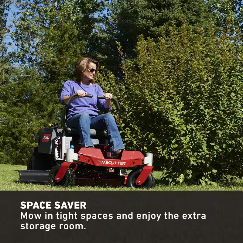 Experience Effortless Lawn Care with the Timecutter 42" Zero Turn Riding Mower Featuring a Powerful Briggs and Stratton 15.5 HP Engine and Smart Speed Technology!